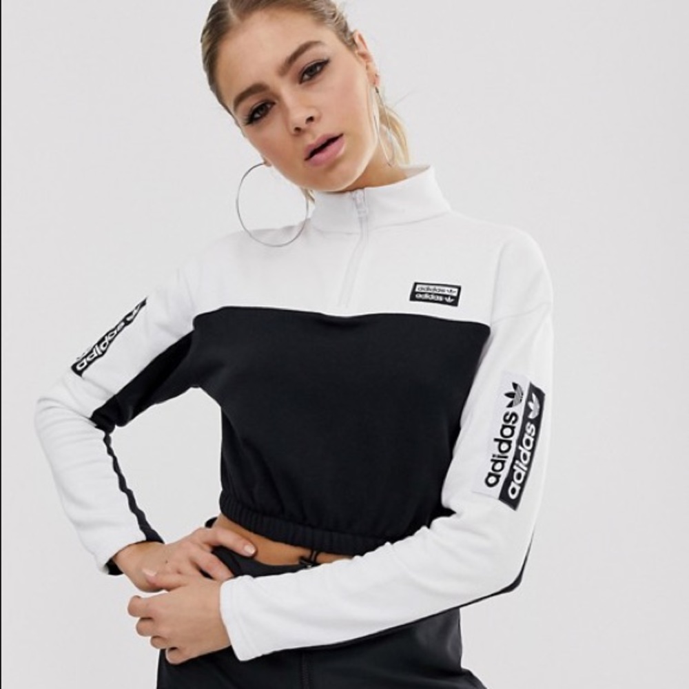 Adidas Cropped Sweatshirt